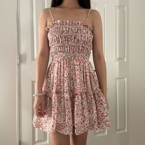 Floral mini dress